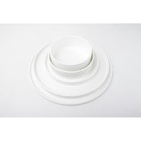 CHIC VERSO WHITE Talerz płaski sztaplowany 24 cm