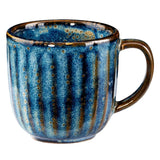 DEEP BLUE Filiżanka do espresso żeberkowana 90 ml / VERLO