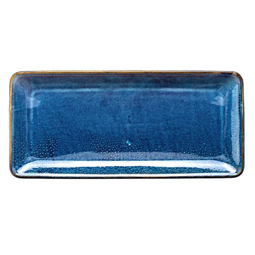 DEEP BLUE Półmisek prostokątny 35,5x16,5 cm / VERLO - OD Kuchni Strony
