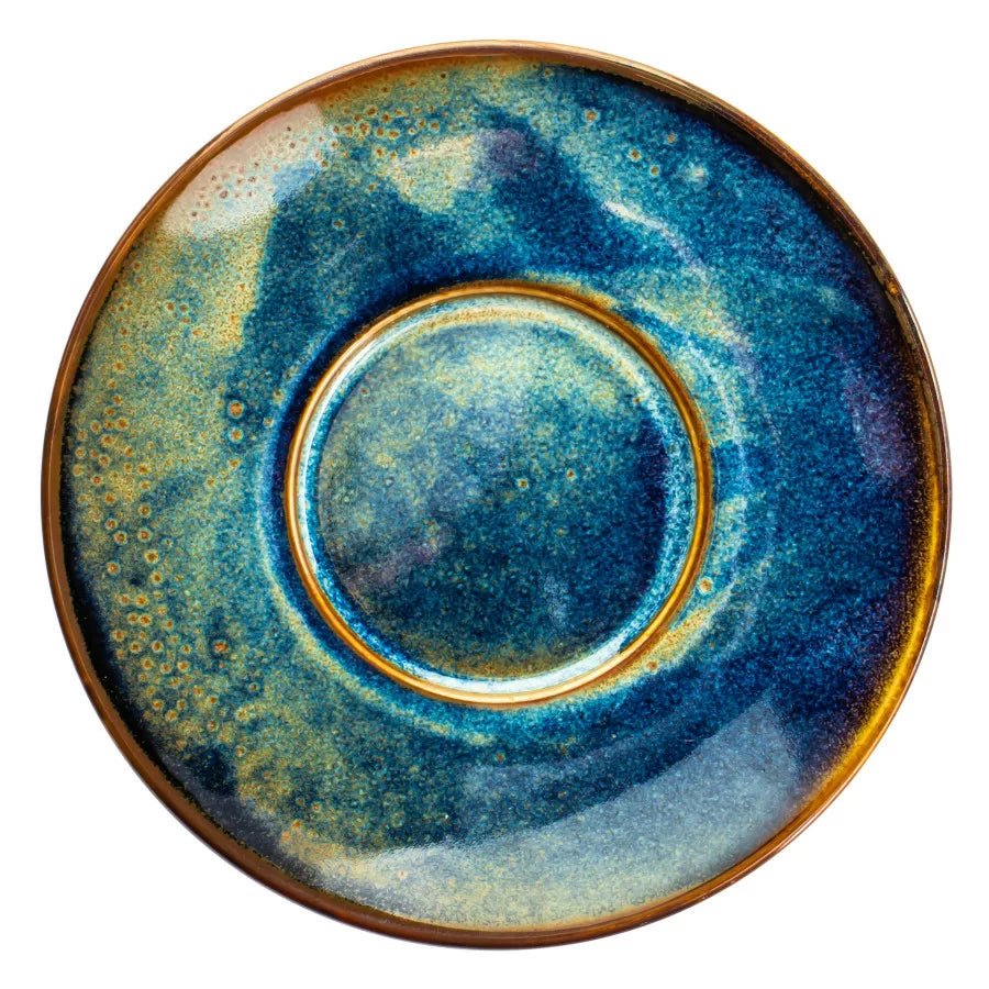 DEEP BLUE Spodek do filiżanki do espresso, 13 cm / VERLO
