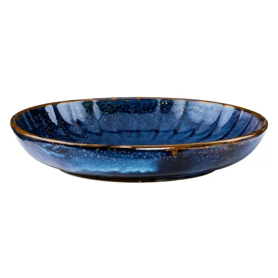 DEEP BLUE Talerz głęboki płaski 26 cm / VERLO