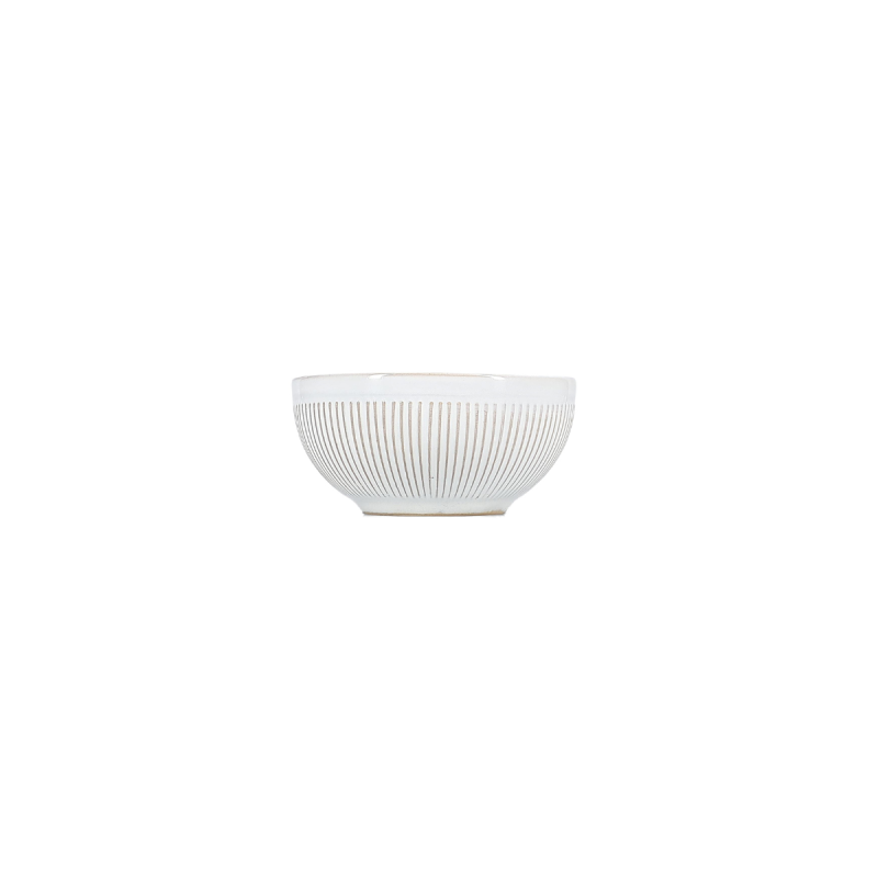 Fine 2 Dine Brass White Striped Miska 8,5xH4 cm