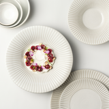 Fine 2 Dine Brass White Striped Miska 8,5xH4 cm