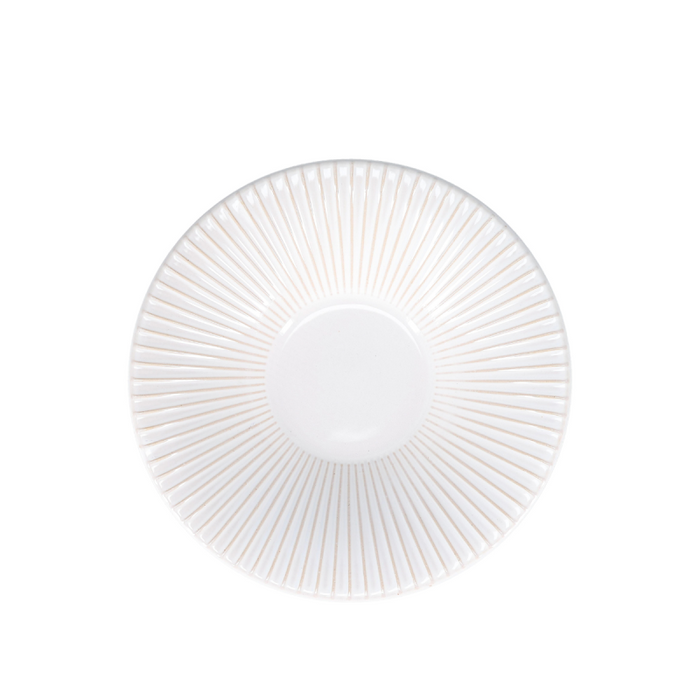 Fine 2 Dine Brass White Striped Talerz głęboki 20,5/8,5xH5 cm