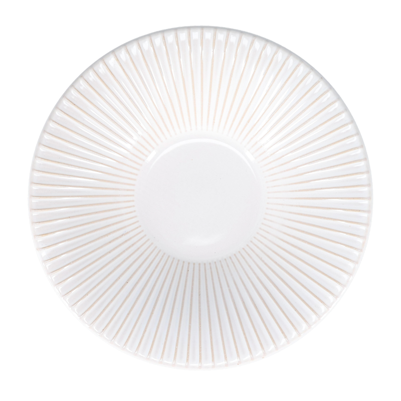 Fine 2 Dine Brass White Striped Talerz głęboki 26/10xH5,5 cm