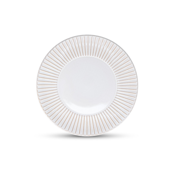 Fine 2 Dine Brass White Striped Talerz płaski 20,5 cm