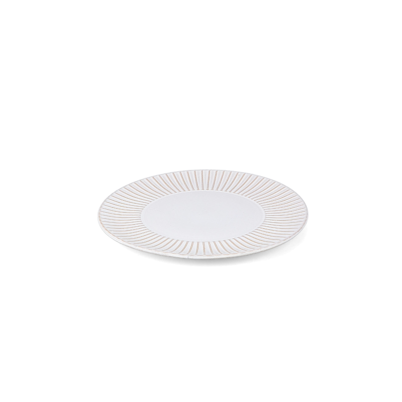 Fine 2 Dine Brass White Striped Talerz płaski 20,5 cm