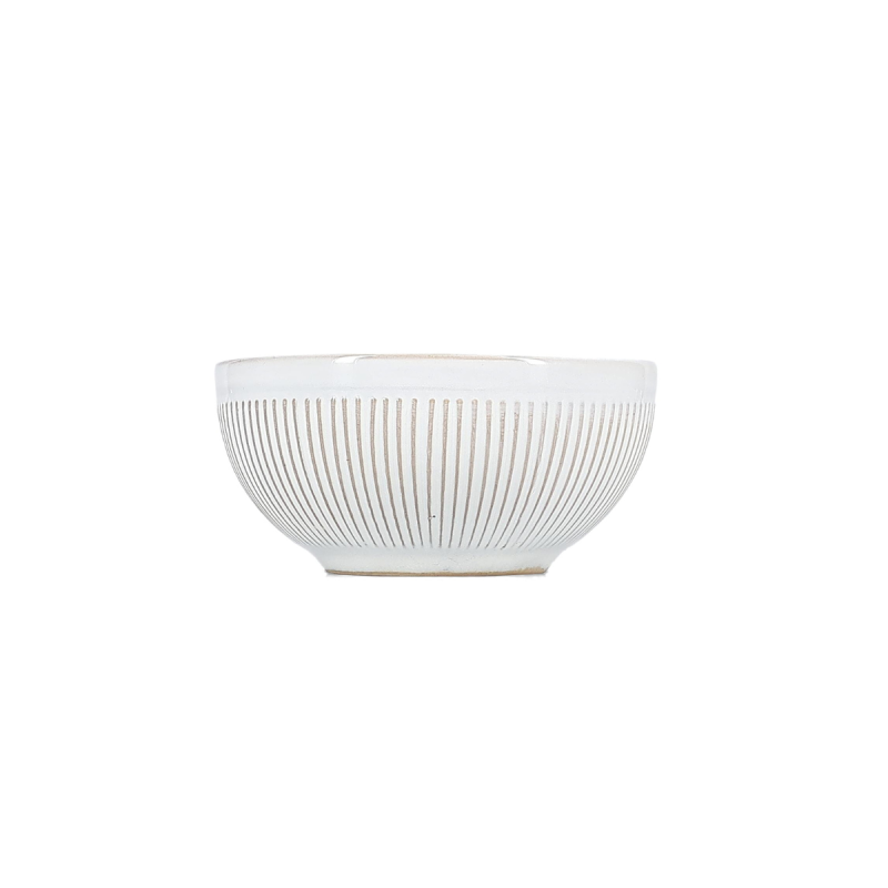 Fine 2 Dine Brass White Striped Miska 11,5xH5,5 cm