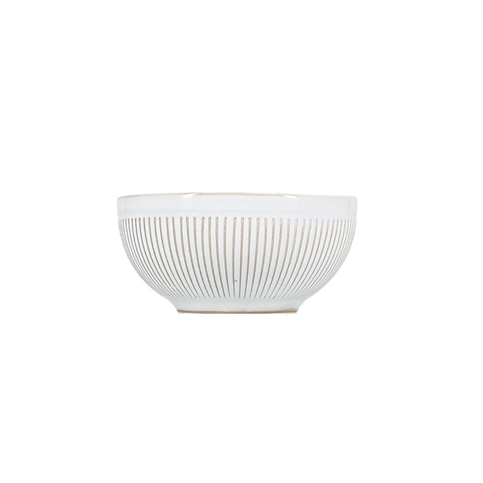 Fine 2 Dine Brass White Striped Miska 11,5xH5,5 cm