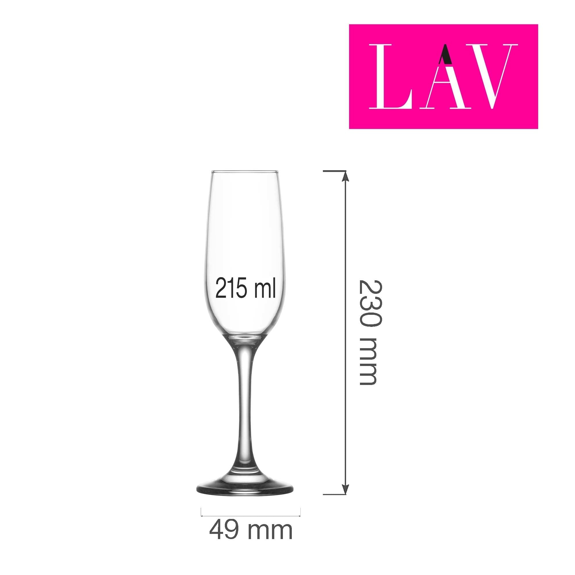 Kieliszek do szampana Valencia 215 ml, LAV - OD Kuchni Strony