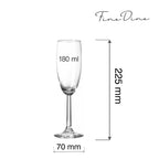 Kieliszek do szampana Volare Banquet, 180ml - OD Kuchni Strony
