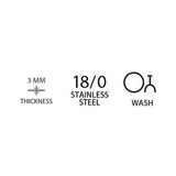 Łyżka deserowa Bergen, OVE, 184 mm