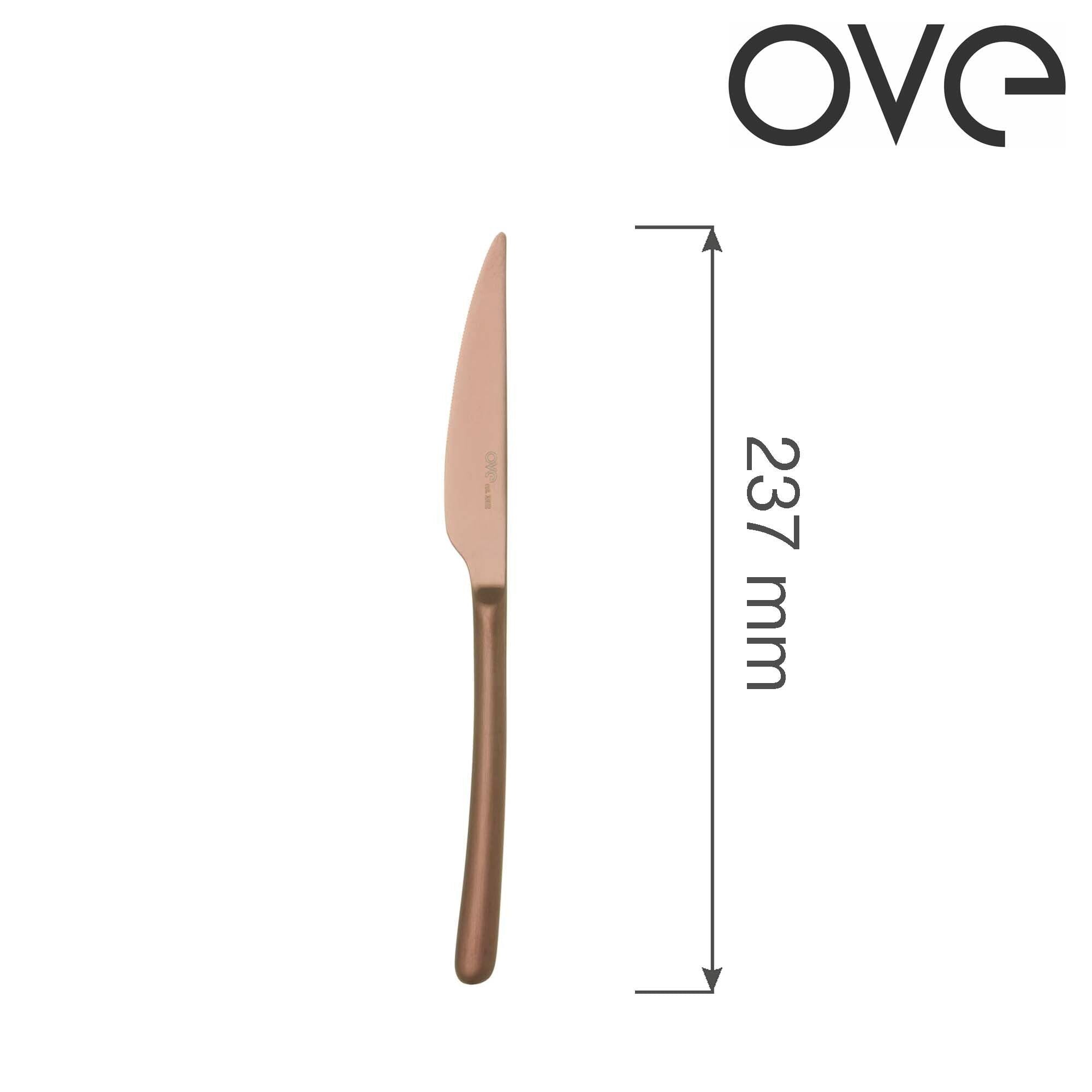 Nóż stołowy Amarone Bronze, OVE, 237 mm - OD Kuchni Strony