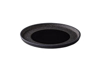 STUDIO RAW Talerz deserowy Vulcanic czarny 22 cm