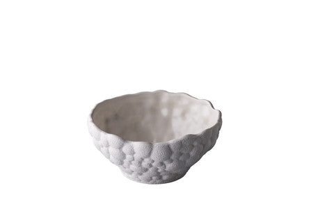 STUDIO RAW Miska głęboka Bubble biała S 14,5 x 7 cm 500 ml