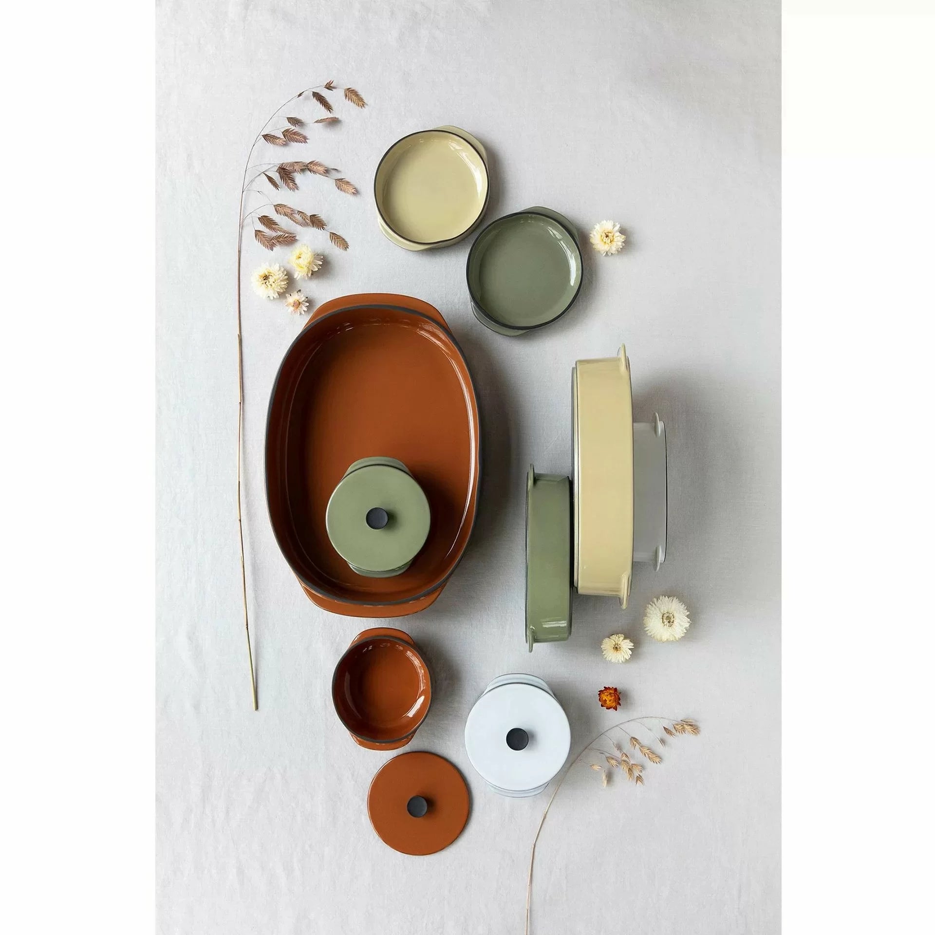 CARACTERE Naczynie/ brytfanna 34 x 25cm Kardamon / REVOL