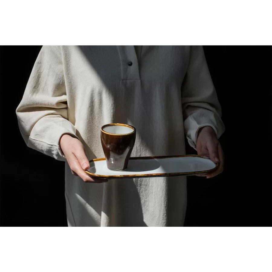 SLOW Filiżanka do espresso ze spodkiem 90 ml / VERLO