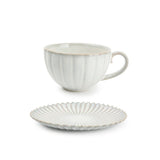 LOTUS Filiżanka z spodkiem 280 ml nuance white