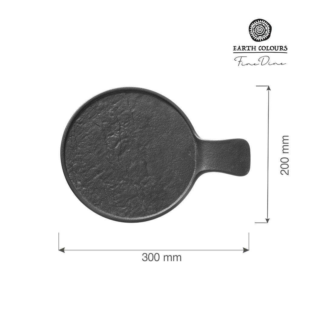 Talerz serwingowy z rączką Crust 300x220x30 mm - OD Kuchni Strony