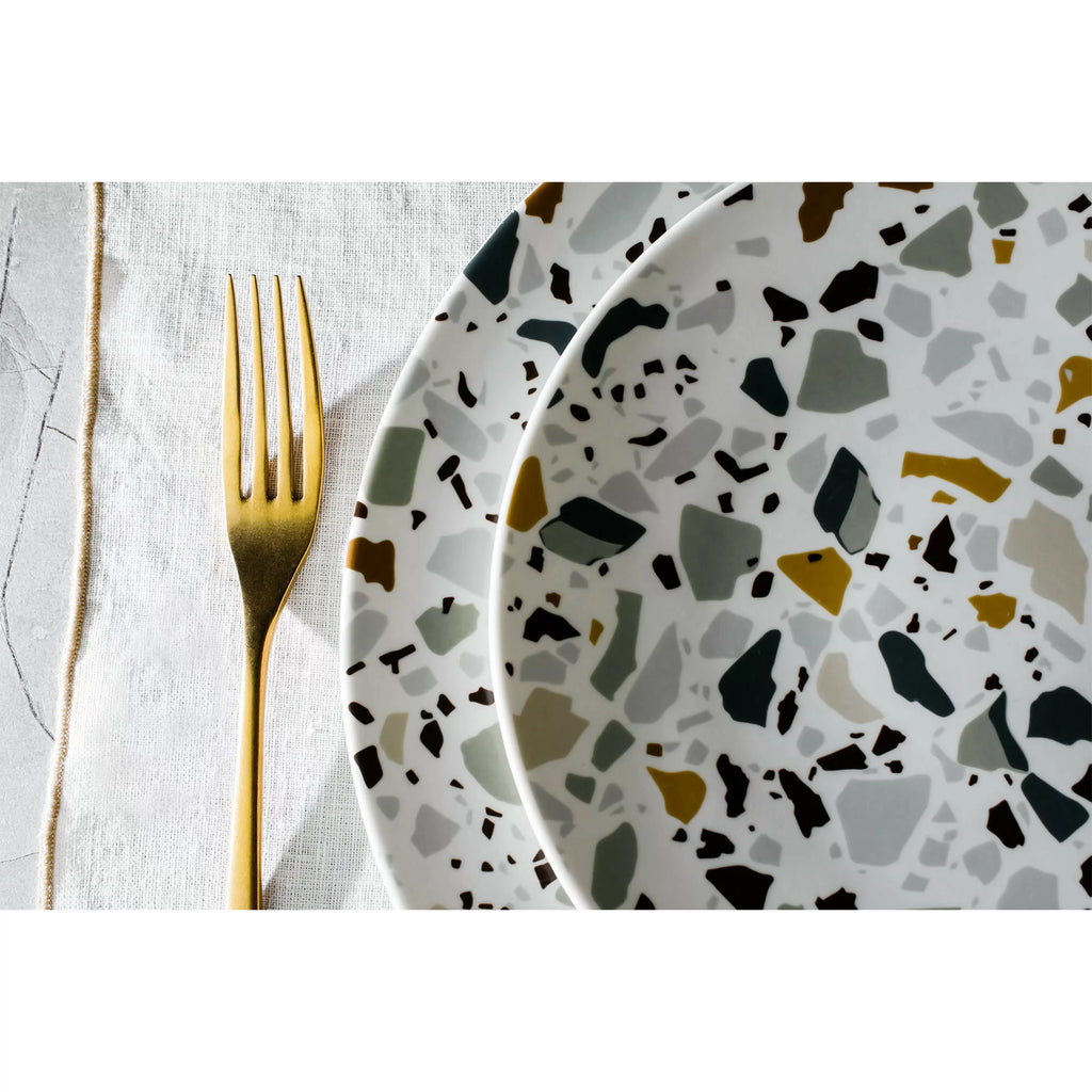 LUI GOLD Widelec przystawkowy złoty / VERLO