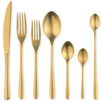 LUI GOLD Widelec przystawkowy złoty / VERLO