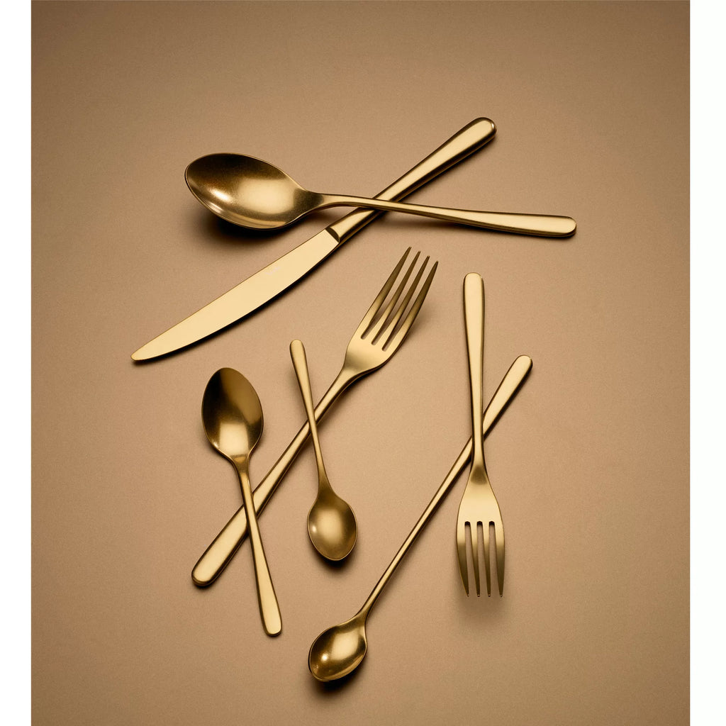 LUI GOLD Widelec przystawkowy złoty / VERLO