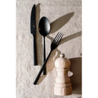 SU BLACK Łyżka do latte czarna / VERLO