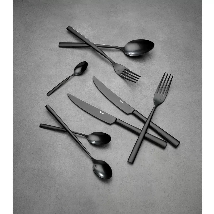 SU BLACK Łyżka do latte czarna / VERLO