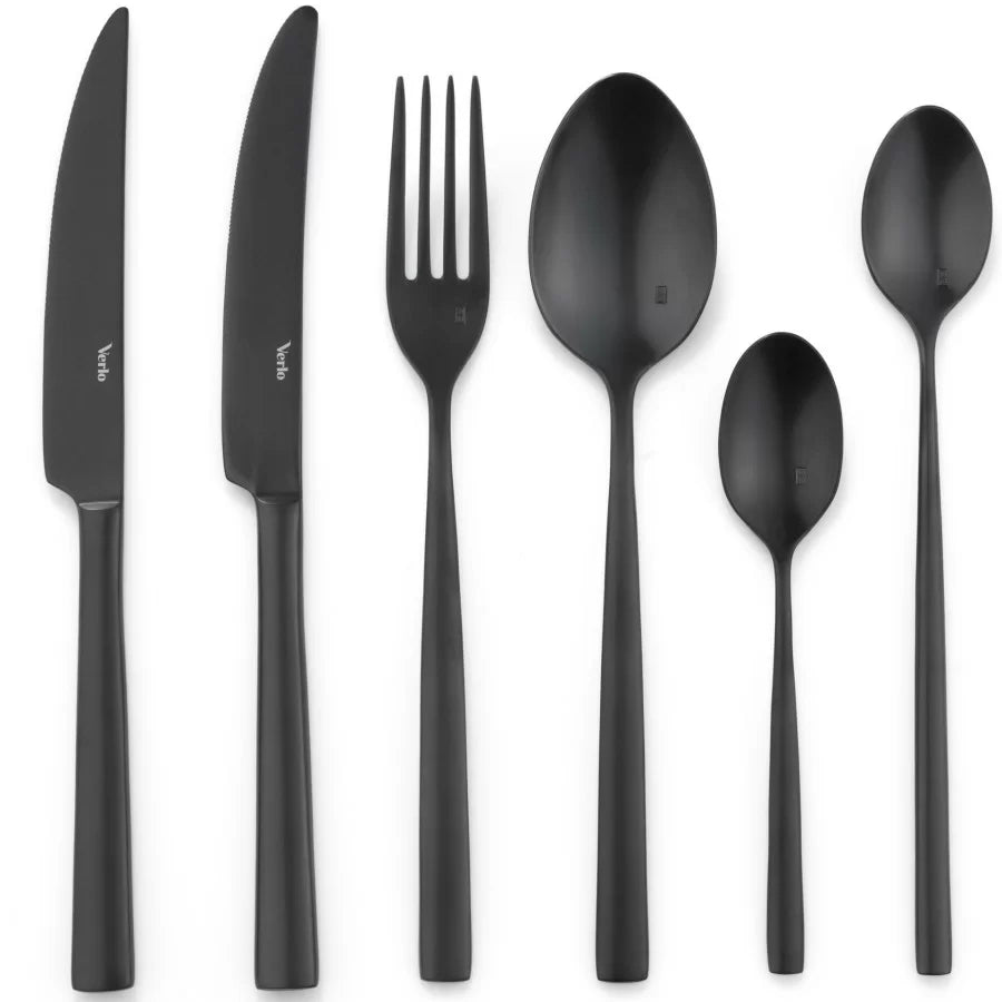 SU BLACK Łyżka do latte czarna / VERLO