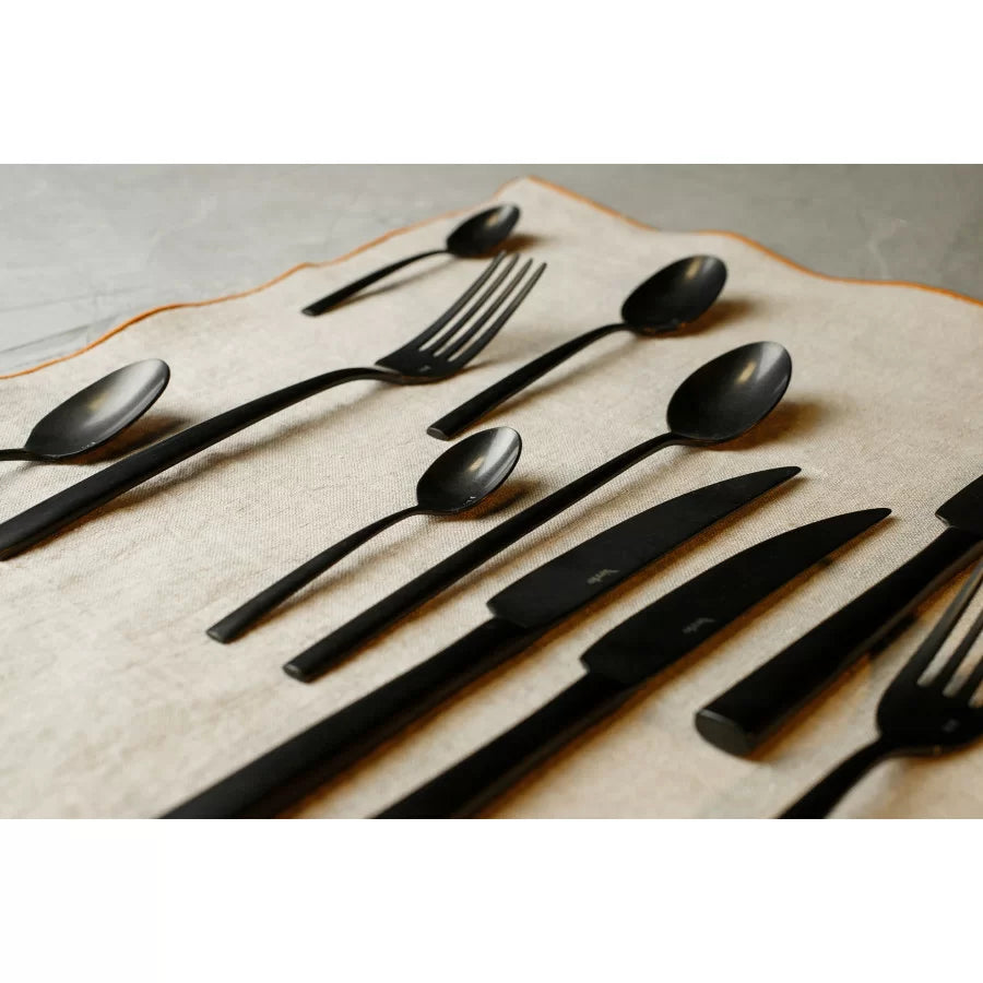 SU BLACK Łyżka do latte czarna / VERLO