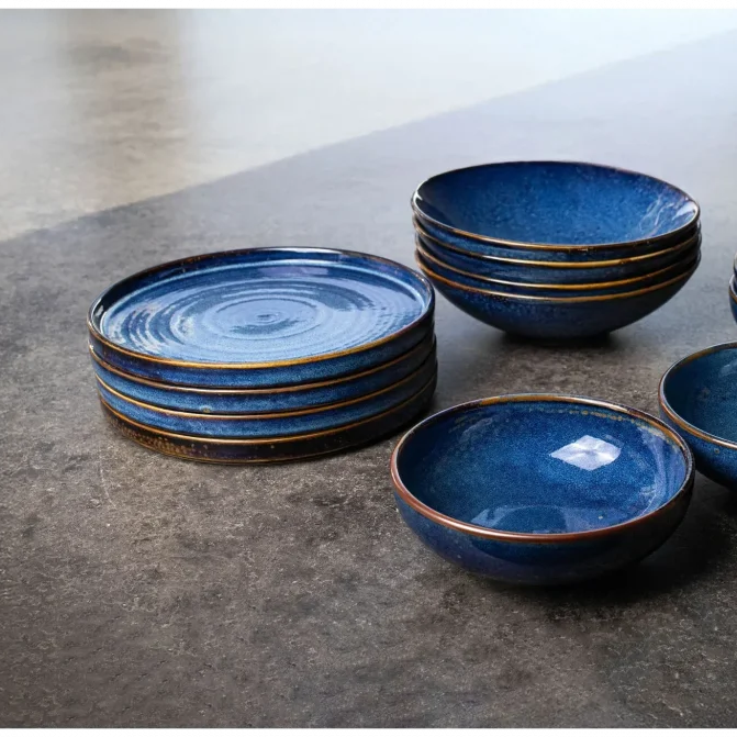 Zestaw 4 osobowy - Deep Blue