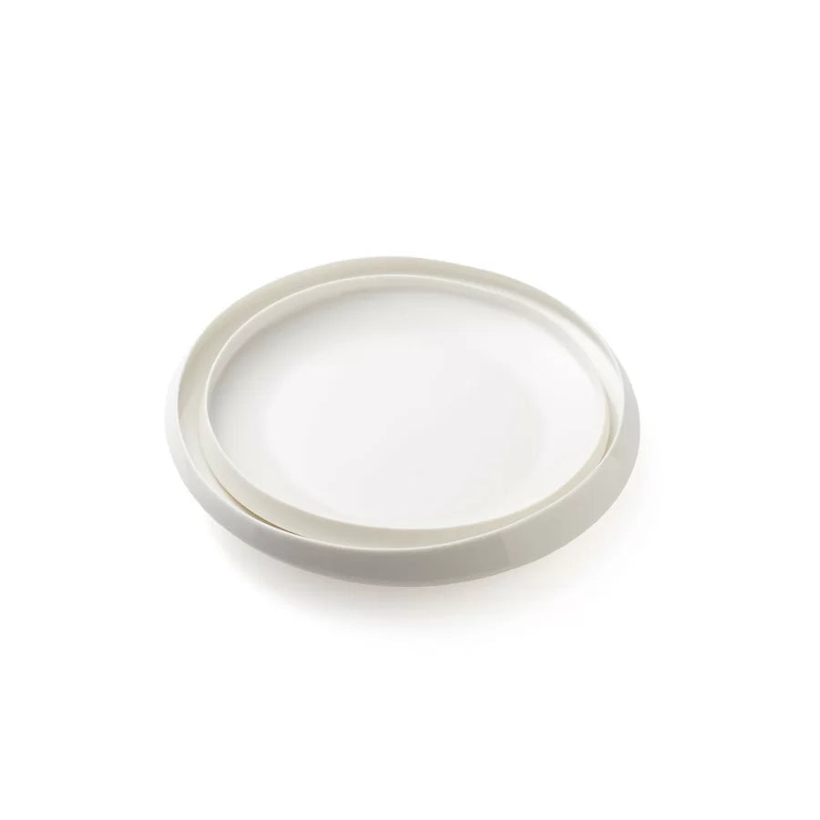 VERLO Talerz płaski gourmet ETER CLOUD 25 cm kość słoniowa