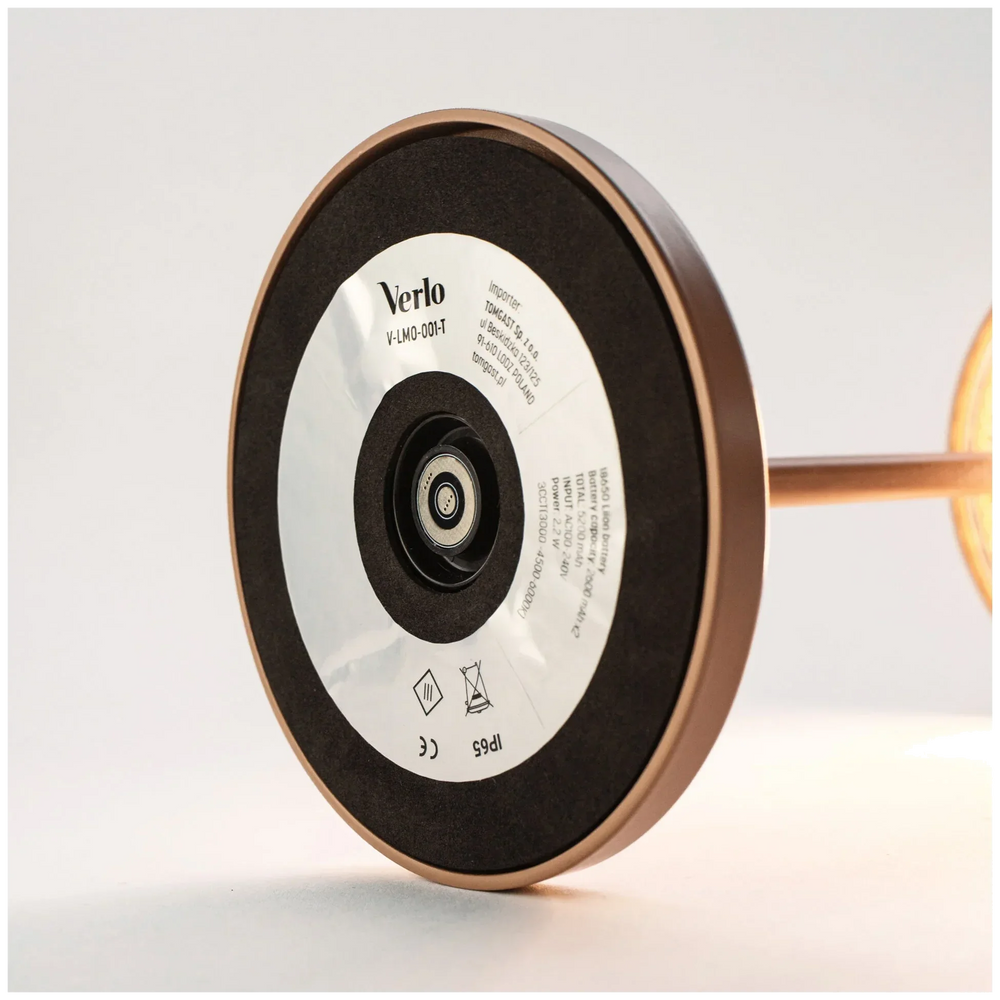 VERLO Lampa stołowa MOD 25 cm karmelowa