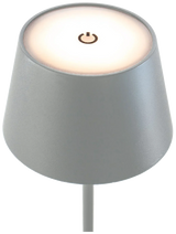 VERLO Lampa stołowa ORIS 30 cm szara