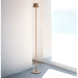 VERLO Lampa podłogowa TALI 123 cm piaskowa