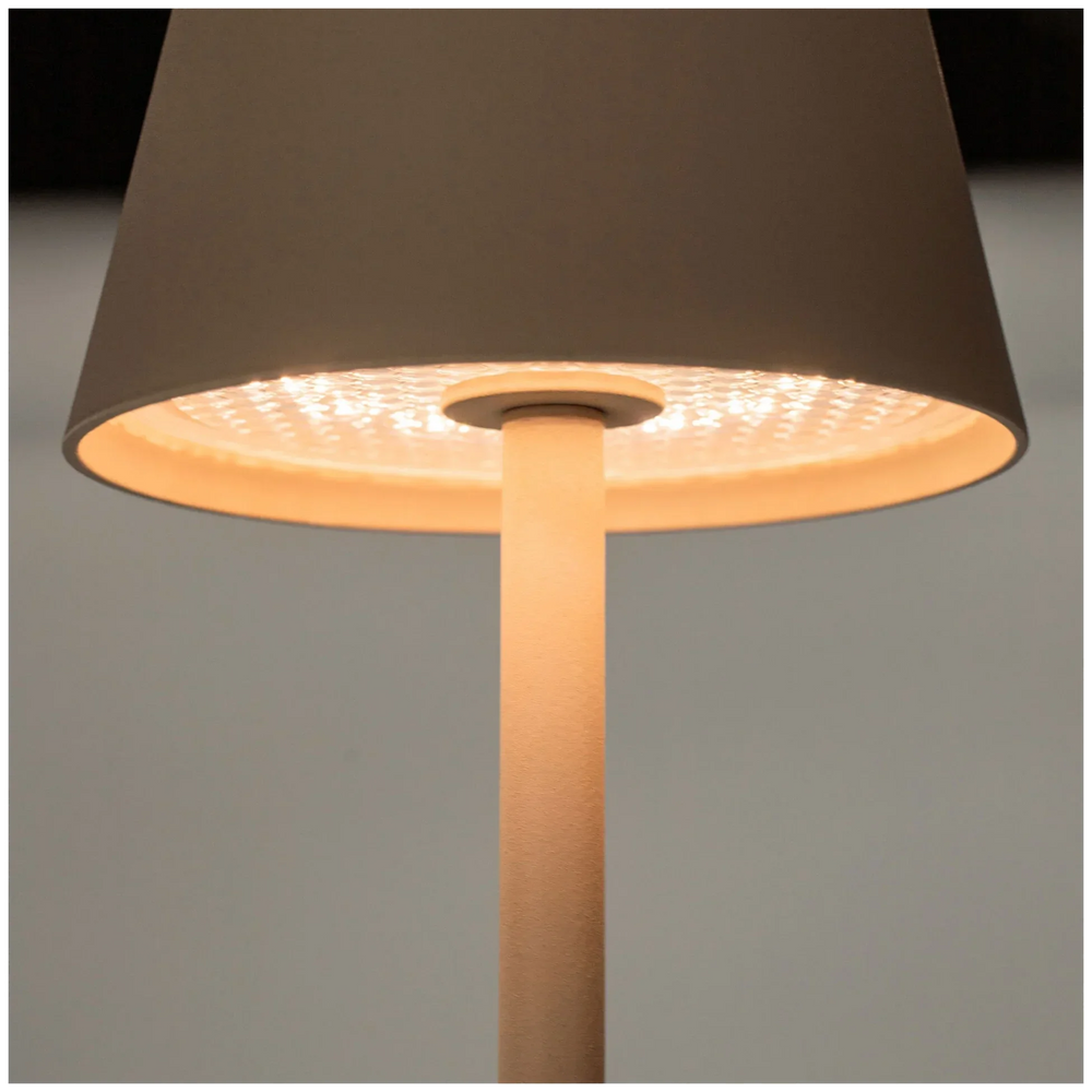 VERLO Lampa podłogowa TALI 123 cm piaskowa