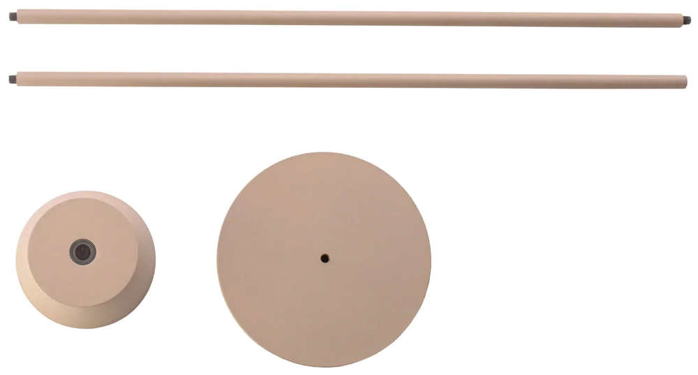 VERLO Lampa podłogowa TALI 123 cm piaskowa