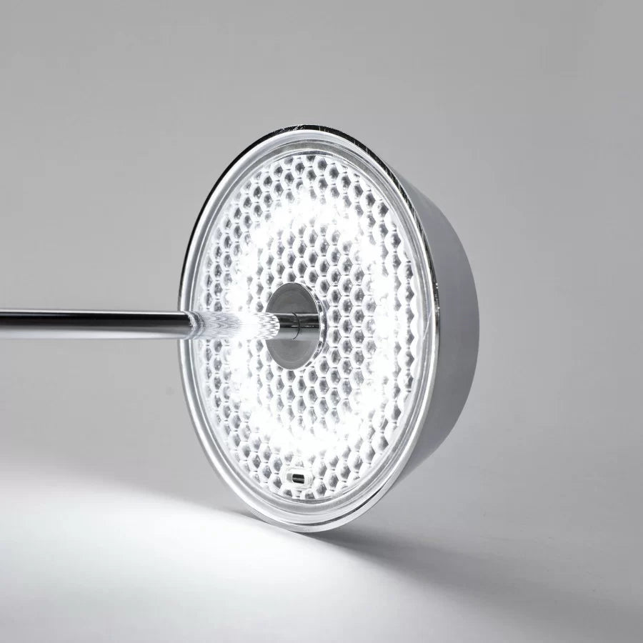 VERLO Lampa stołowa OXFORD 28 cm srebrna - OD Kuchni Strony