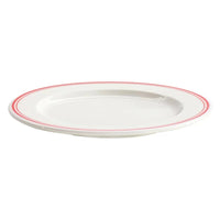 VERLO Talerz płaski FORTE RIVO czerwone paski 29 cm