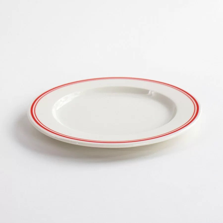 VERLO Talerz płaski FORTE RIVO czerwone paski 29 cm