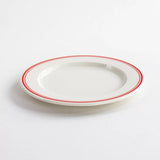 VERLO Talerz płaski FORTE RIVO czerwone paski 29 cm