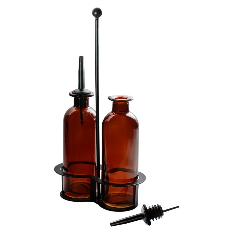 VERLO Zestaw butelek na oliwę ocet ALCHEMIA DUO 2x250 ml - OD Kuchni Strony