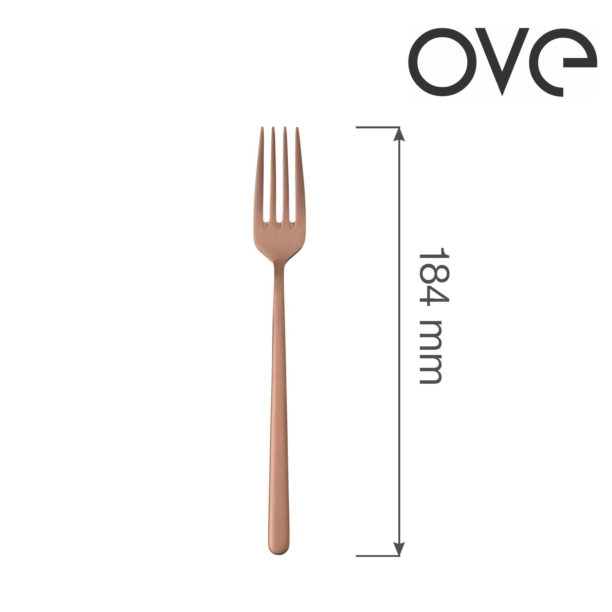 Widelec deserowy Amarone Bronze, OVE, 184 mm - OD Kuchni Strony