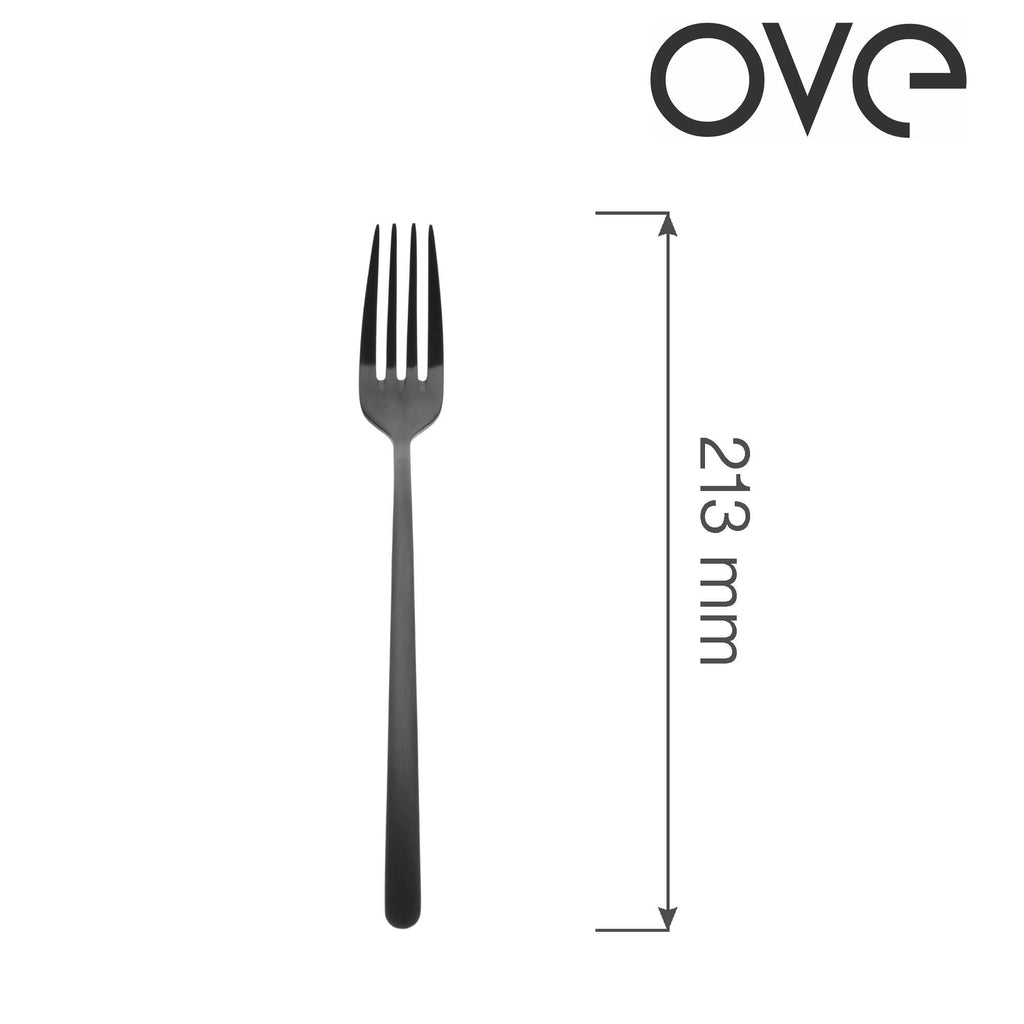 Widelec stołowy Amarone Black, OVE, 213 mm - OD Kuchni Strony